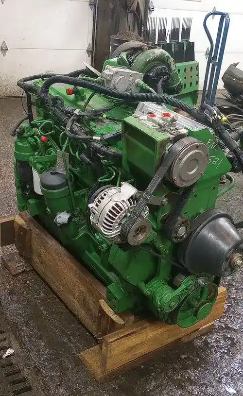 Used Running Turbo Diesel Engine, John Deere 9 Liters