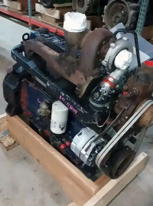 Used Running Turbo Diesel Engine, Perkins 354 Cubic Inches