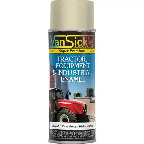 Case Power White Tractor Aerosol fits Paint Case