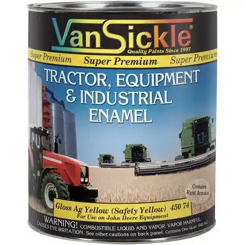 John Deere Yellow Tractor Quart fits Paint John Deere