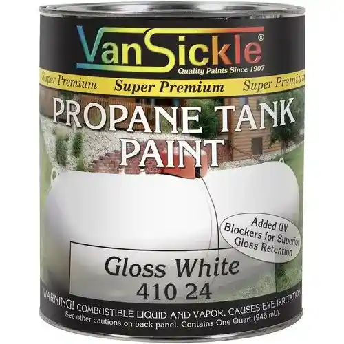 Propane Tank - Gloss White Quart fits Paint Propane Tank