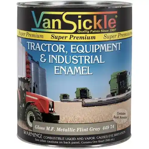 Massey Ferguson Flint Gray Metallic Tractor Quart fits Paint Massey Ferguson