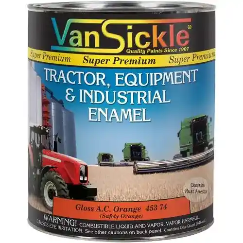 Allis Chalmers Corporate Orange Tractor Quart fits Paint Allis Chalmers