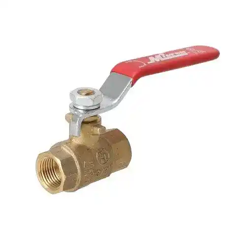 Milton Air Tool Ball Valve - Full Port Brass Ball 3/8" x 3/8" FNPT fits Tools Air Compressor Accessories