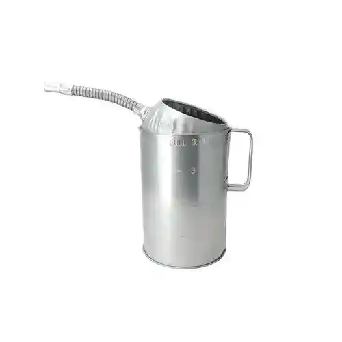 Galvanized Measure Can with Flex Spout 4 Quart fits Tools Funnels & Measuring Cans
