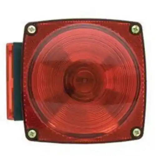 Trailer Tail Light Left-Side Red w/Stop and Turn indicator 4-1/2" Square fits Trailer & Towing Trailer Lighting