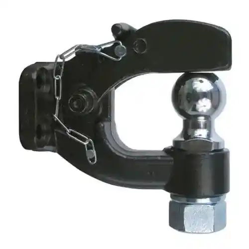 Trailer Pintle Ball Hitch Combo w/2-5/16" Ball - 16,000 lb. GTW fits Trailer & Towing Trailer Ball Mount Hitches