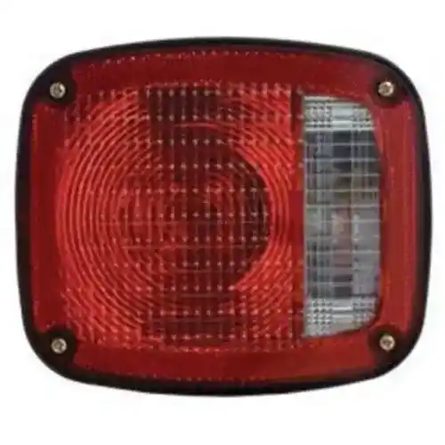 Trailer Tail Light Red w/Turn Brake and Reverse Indicator 6-3/4" x 6-1/4" fits Trailer & Towing Trailer Lighting
