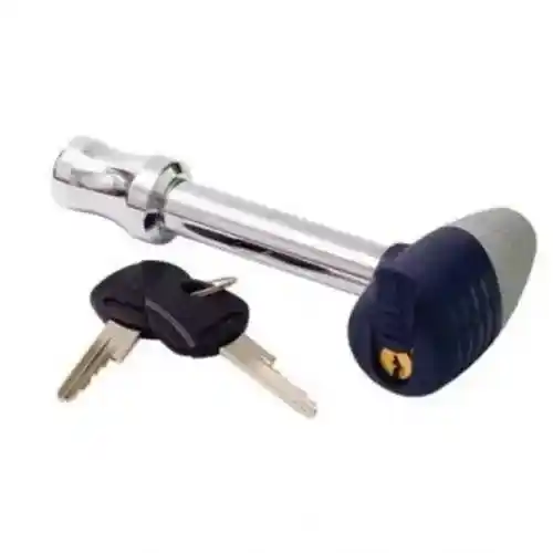 Trailer Tow Swivel Head Locking Hitch Pin 5/8" Chrome Plated 2 Keys fits Trailer & Towing Trailer Hitch Pins