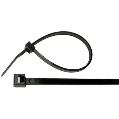 Cable Ties 4" 18 lbs Strength Black 25 pack fits Wiring, Relays, Switches Cable & Wire Ties