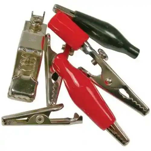 Alligator Clip Assortment - 6 Pack fits Wiring, Relays, Switches Alligator Clips & Test Leads