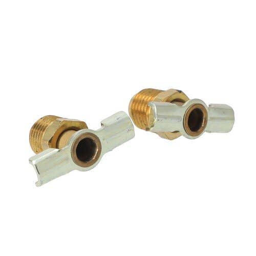 157285 | Milton Air Tool Fitting - Compression Tank Drain Cock | 1/4" NPY | 2-pk |