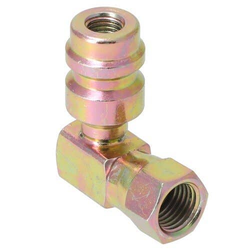 168704 | 1/4" to R134A Adapter | High Side | 90 Degree | John Deere 1640 2040 2040S 2140 2350 2355 2550 2555 2650 2650N 2750 2755 2850 2855N 2950 2955 3040 3055 3140 3150 3155 3255 4040 4050 4055 4230 4240 4250 4255 4430 4440 |  | 397052A1 | RE212794