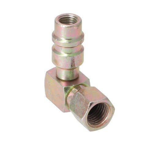 168703 | 1/4" to R134A Adapter | Low Side | 90 Degree | John Deere 1640 2040 2040S 2140 2350 2355 2550 2555 2650 2650N 2750 2755 2850 2855N 2950 2955 3040 3055 3140 3150 3155 3255 4040 4050 4055 4230 4240 4250 4255 4430 |  | RE212795 | RE60813 | 397050A1