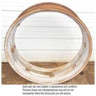 499677 | 12" x 38" Double Bevel Rear Rim | Silver | Used |