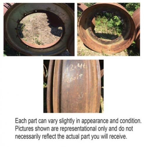 499060 | 12" x 46" 16 Bolt | Plate  Rim | Used | 31 " Pilot Hole |