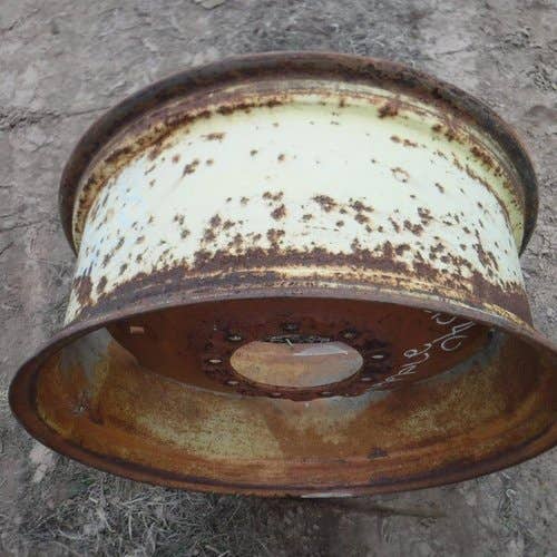 434448 | 12"x 28" | 9 Bolt | 4 1/4" & 8 1/2" Offset | Pressed Steel Rim | John Deere 40 420 430 1010 |  | JD3007