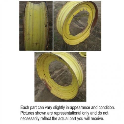 498606 | 13" x 46" 12 Bolt Plate Rim 30" Pilot Hole | John Deere 4050 4055 4250 4255 4450 4455 4555 4560 4755 4760 4955 4960 6150M 6170M 7200 7210 7220 7230 7320 7330 7400 7410 7420 7430 7510 7520 7530 7600 7610 7630 7700 7710 |  | RE175532 | RE48145