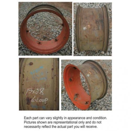 408095 | 15" x 28" 6 Loop Rear Rim |