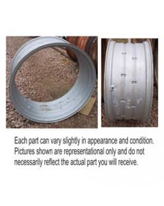 403738 | 16" x 38" Double Bevel Rear Rim | 9" Spacing |