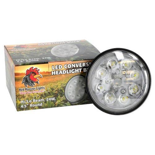 169440 | Red Rooster® LED Conversion Headlight Bulb - Hi/Lo Beam | 24W | 4.5" Round | Par 36 High Low | John Deere 2155 2350 2355 2355N 2520 2550 2555 2750 2755 |  | RE25126 | AR48723 | AR85263 | AR85264 | AR93335 | RE10962 | RE10963 | RE19081 | RE19082