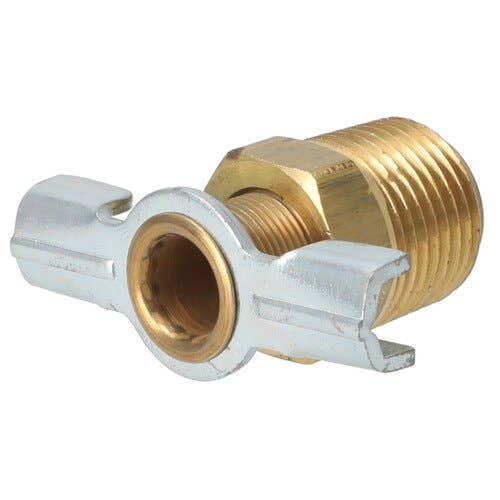 157281 | Milton Air Tool Fitting - Compressor Tank Drain Cock | 3/8" MNTP |