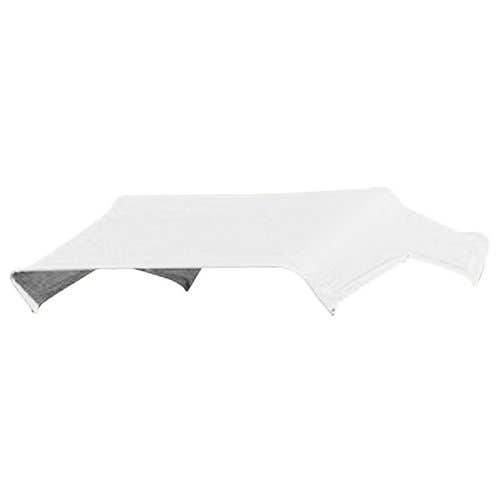 164091 | 3-Bow Tractor Canopy Replacement Cover | 48" 10 oz. Duck Canvas - White |