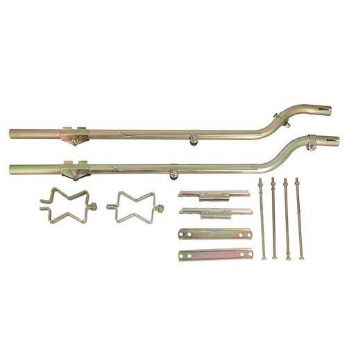 122963 | 3-Bow Tractor Canopy with Frame | Axle Mount | 40" - White |