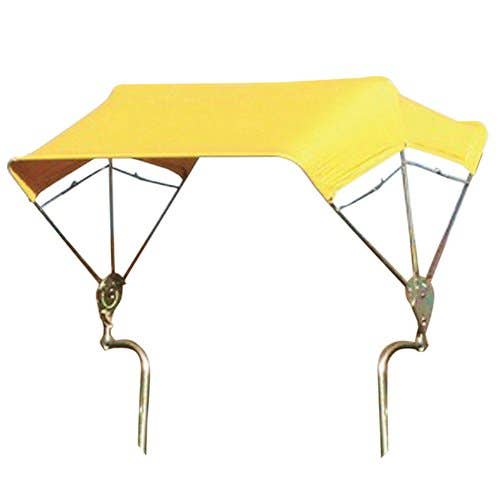122967 | 3-Bow Tractor Canopy with Frame | Axle Mount | 48" - Yellow |