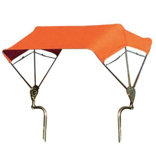 122970 | 3-Bow Tractor Canopy with Frame | Axle Mount | 48" - Orange |