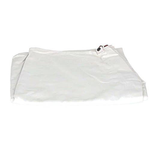 122953 | 3-Bow Tractor Canopy with Frame | Fender Mount | 40" - White |