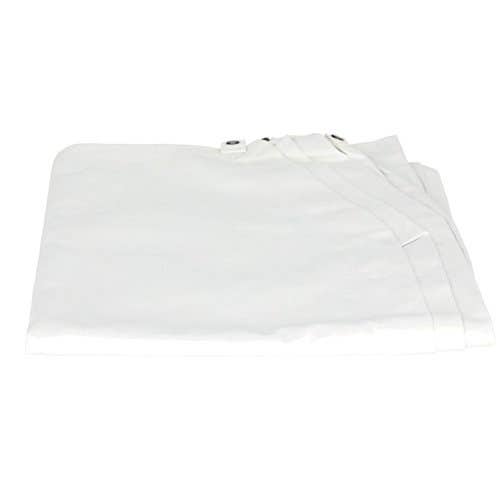 135001 | 3-Bow Tractor Canopy with Frame | Fender Mount | 48" - White |