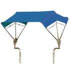 135004 | 3-Bow Tractor Canopy with Frame | Fender Mount | 48" - Blue |