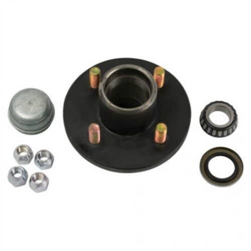 157364 | 4 Bolt Trailer Hub Kit - 4" Bolt Circle | 1" Inner and Outer Bearings |