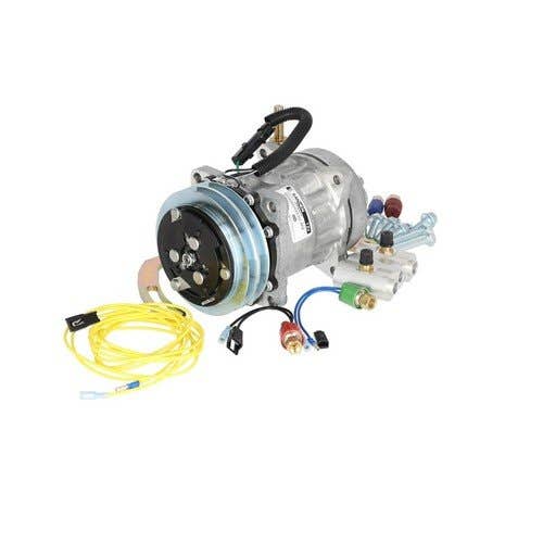 158468 | Air Conditioner Compressor Conversion Kit | Sanden Style | John Deere 4040 4230 4240 4350 4430 4440 4630 6620 7720 8430 8440 8630 8640 |