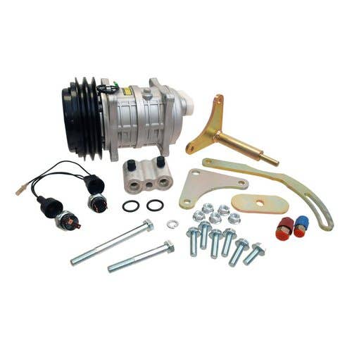 165666 | Air Conditioning Compressor Conversion Kit | John Deere 4000 4020 4040 4230 4240 4320 4430 4440 4520 4620 4630 5020 5200 5400 5440 5460 5720 6030 6600 6620 6622 7020 7520 7700 7720 7722 8430 8440 8630 8640 9940 |  | X10164