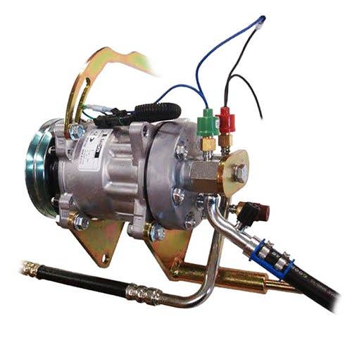 Air Conditioning Compressor Conversion Kit - Replaces A-6 Compressor fits John Deere 4000 4020 4040 4230 4240 4320 4430 4440 4630 4640 4840 7520 8430 