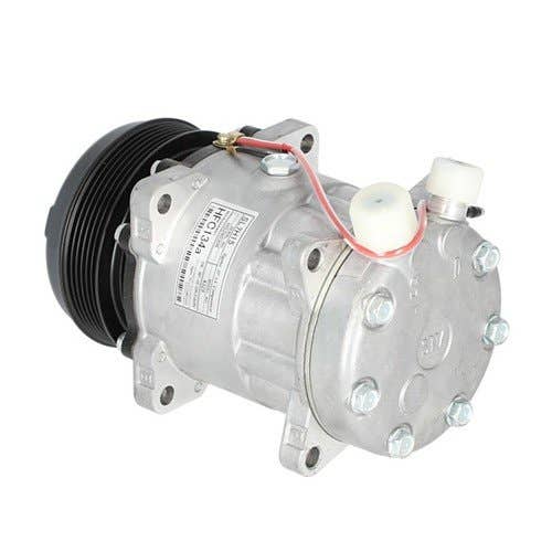 114071 | Air Conditioning Compressor | Ford 5640 6640 7740 7840 8240 8340 | New Holland HW300 HW305 HW320 HW340 LS190 TS90 TS100 TS110 TS115 1089 1095 2450 2550 |  | 82001879 | 9827954 | 82008688 | 82016157 | 9847944 | 9849085 | 7865 | 8103 | 4328