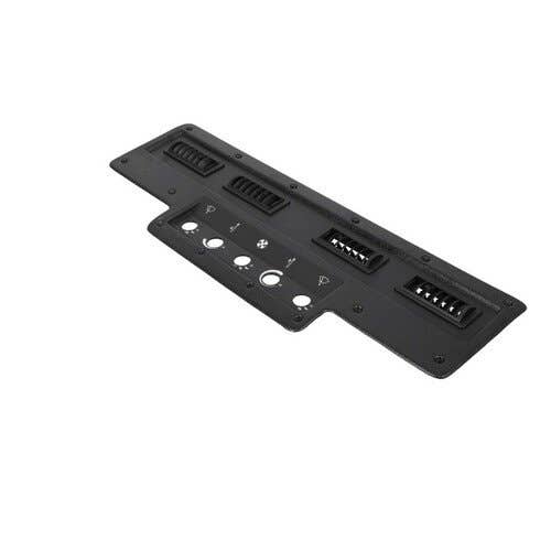 127444 | Air Conditioning/Heat Control Panel Bezel | Black | 4 Vents | John Deere 2320 2420 3430 3830 4030 4040 4050 4230 4240 4250 4350 4425 4430 4440 4450 4630 4640 4650 4840 4850 5720 5730 5820 5830 6000 6620 7720 8430 8440 8450 8630 8640 |  | H121828