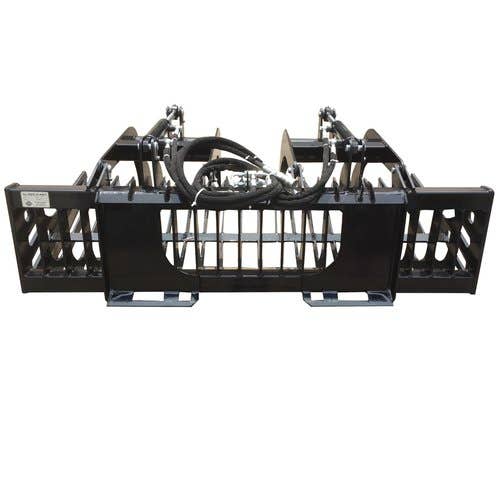 162866 | All States -  Rock Bucket with Grapple - 72" - Skid Steer | Bobcat Kubota Gehl New Holland Mustang Case |