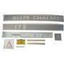 100203 | Allis Chalmers 175 Decal Set | Cream on Black | Vinyl | Allis Chalmers 175 | 100203 | Allis Chalmers 175 Decal Set | Cream on Black | Vinyl | Allis Chalmers 175 |