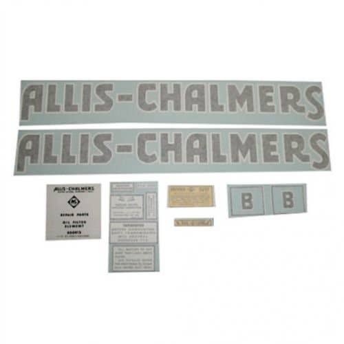 100181 | Allis Chalmers B Decal Set | Blue Long A & S | Vinyl | Allis Chalmers B |