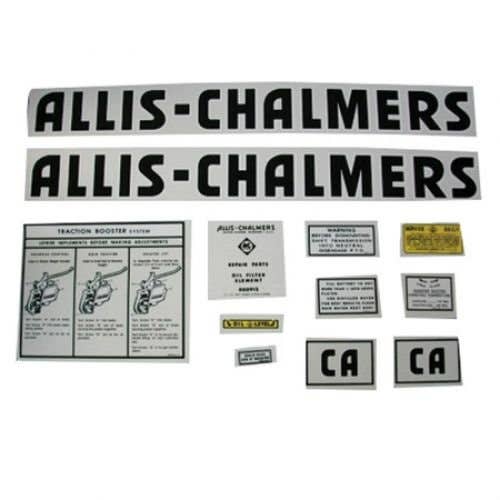 CA Decal Set Mylar fits Allis Chalmers CA 