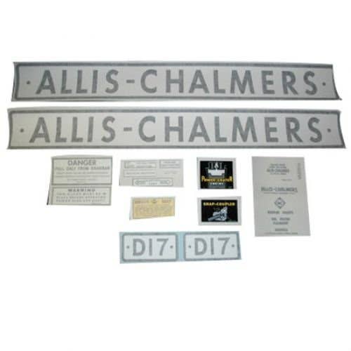112566 | Allis Chalmers D17 Decal Set | Diesel | Vinyl | Allis Chalmers D17 |