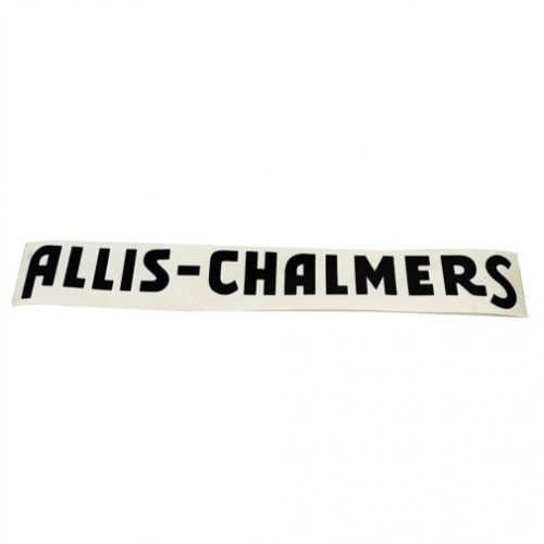 100142 | Allis Chalmers Decal | Black with Long A&S | Mylar | Allis Chalmers B C CA D10 D12 D14 D15 D17 D19 D21 |