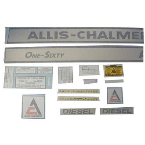 100212 | Allis Chalmers Decal Set | 160 One-Sixty | Vinyl | Allis Chalmers 160 |