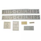 100184 | Allis Chalmers Decal Set C | Black Letters | Vinyl | Allis Chalmers C |