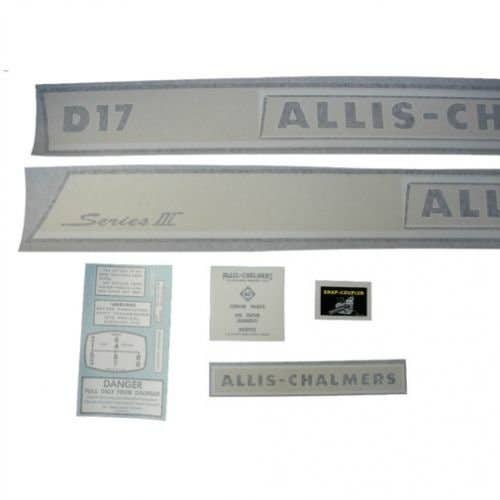 100191 | Allis Chalmers Decal Set | D17 | Vinyl | Allis Chalmers D17 |