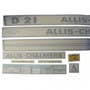 100190 | Allis Chalmers Decal Set | D21 | Vinyl | Allis Chalmers D21 | 100190 | Allis Chalmers Decal Set | D21 | Vinyl | Allis Chalmers D21 |