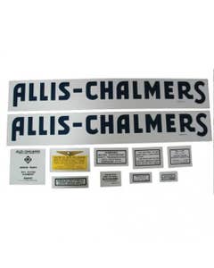 100130 | Allis Chalmers Decal Set | RC Blue | Mylar | Allis Chalmers RC |